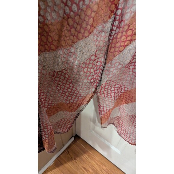 Dot + Lily lightweight duster kimono Sheer Bohemian Cottage Core One Size - Picture 5 of 6